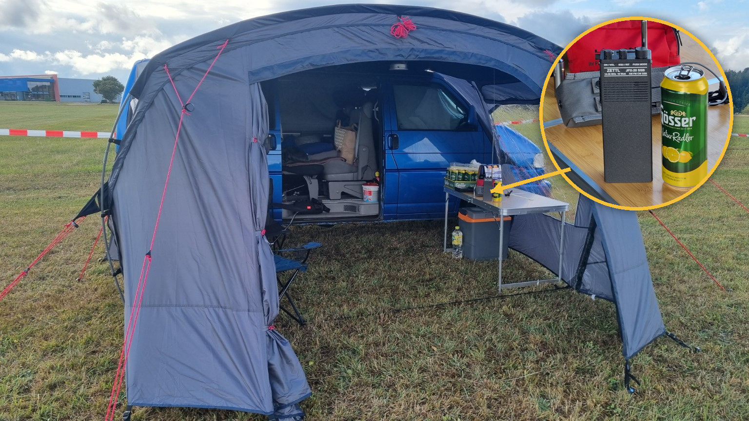 Camping mit dem VW T4 und ZETTL JPX-20 SSB in vergrößerter Detailansicht