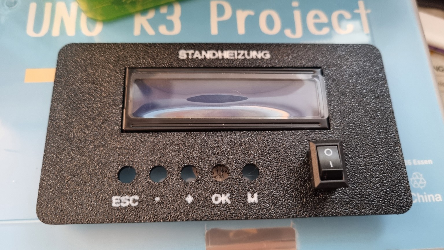 Frühe Front der Standheizungssteuerung