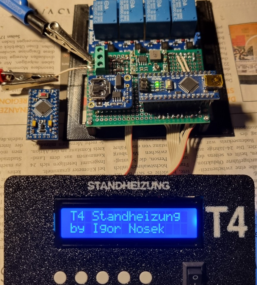 Startanzeige T4 Standheizung